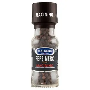 Especiarias Italpepe | Pimenta preta moída Italpepe | Especiarias e temperos italianos | Especiarias e temperos italianos da Itália | 1 onça no total