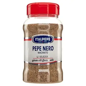 Especiarias Italpepe | Pimenta preta moída Italpepe | Especiarias e temperos italianos | Especiarias e temperos italianos da Itália | 9,5 onças no total