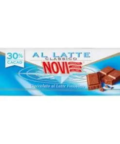 Chocolate Novi | Tableta de chocolate con leche Novi | Chocolate italiano Novi | Cioccolata Novi | 7 onzas en total