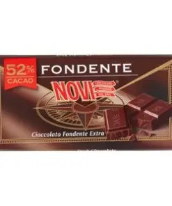 Chocolate Novi | Tableta de chocolate negro Novi | Chocolate italiano Novi | Cioccolata Novi | 3,5 onzas en total