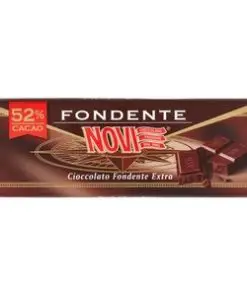 Chocolate Novi | Tableta de chocolate negro Novi | Chocolate italiano Novi | Novi Cioccolata | 7 onzas en total