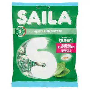 Saila Liquirizia | Sugar -Free Mint Saila | Saila Liquorice | Saila Candy | 2,6 Ounce Total