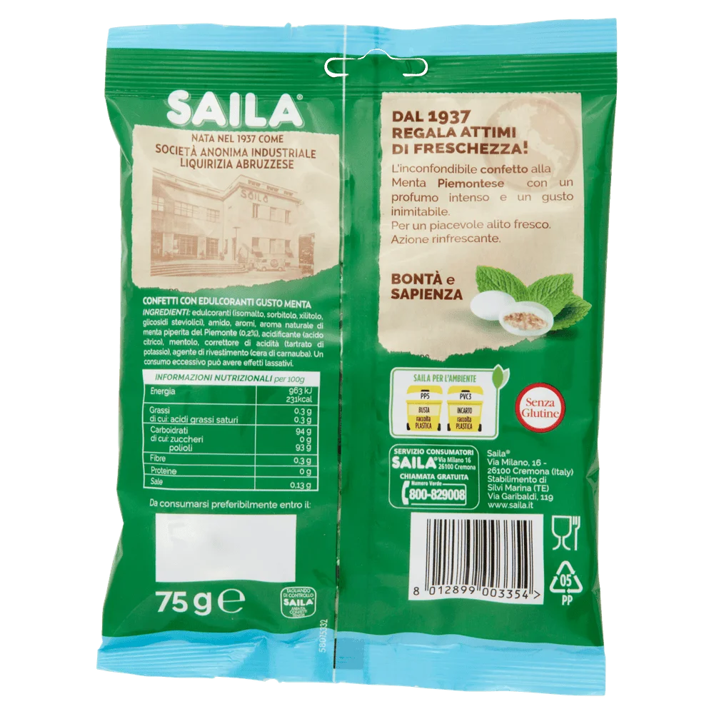 Saila Liquirizia | Sugar -Free Mint Saila | Saila Liquorice | Saila Candy | 2,6 Ounce Total - Image 3