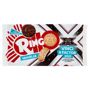 Ringo Cookies From Italy | Snack Biscuits Stuffed With Ringo Vanilla Cream | Ringo Biscuits | Italian Biscuits | 11,6 Ounce Total