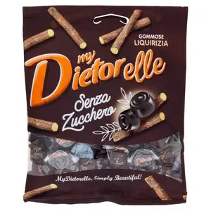 Dietorelle Candy | Licorice Rubbery Candy | Dietorelle Sweets | Dietorelle | 2,4 Ounce Total
