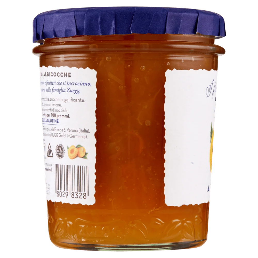 Geléia Zuegg | Geléia Zuegg Albicocche | Marmelada Zuegg | Zuegg Italia | 11,2 onças no total - Image 2