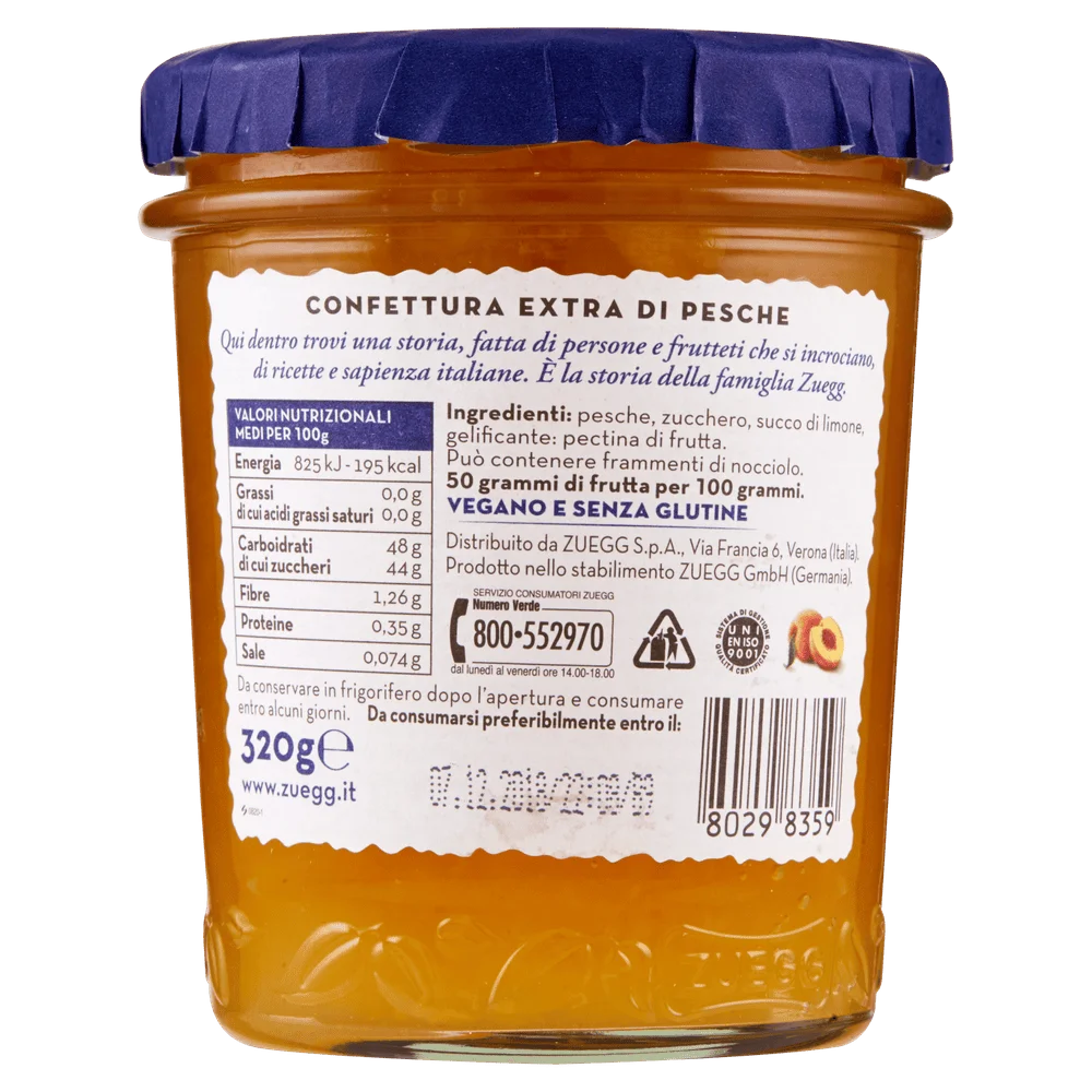 Confiture Zuegg | Confiture Extra Gem Of Zuegg | Marmelade Zuegg | Zuegg Italia | 11,2 onces au total – Image 3