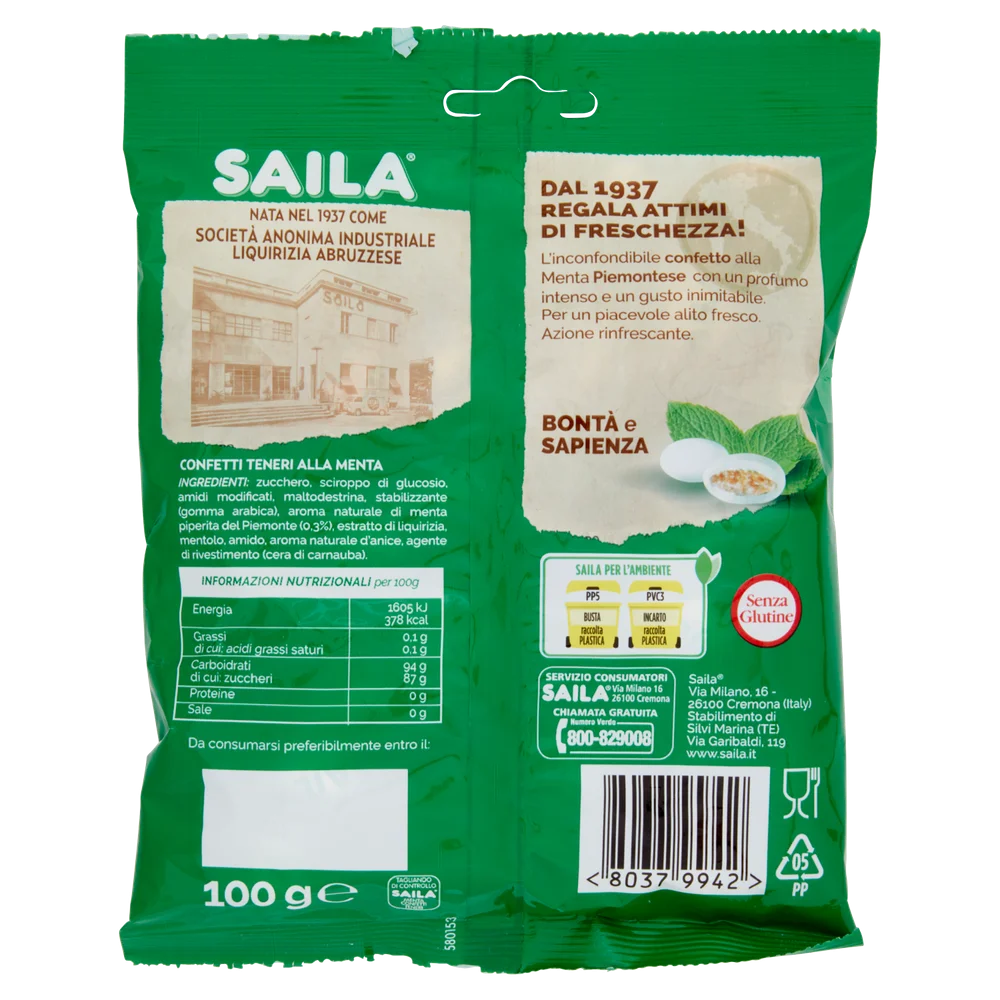 Saila Liquirizia | Saila Candy Tender Sugared Almonds | Saila Liquorice | Saila Candy | 3,5 Ounce Total - Image 3