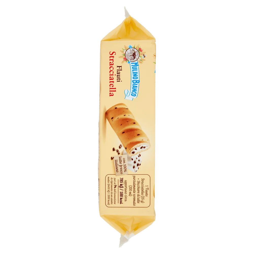 Mulino Bianco Cookies | Stracciatella Mulino Bianco Flauti Snack | Mulino Bianco Crackers | Mulino Bianco Biscotti | 9,8 Ounce Total - Image 2