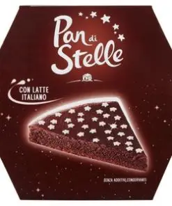 Galletas Pan Di Stelle | Pastel de chocolate Stars | Pan Di Stelle Biscotti | Mulino Bianco Pan Di Stelle | 15,6 onzas en total