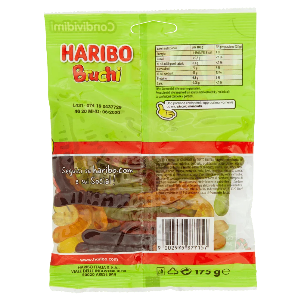 Haribo Candy | Haribo Bruci Candies | Haribo Gummies | Haribo Sweets | 6,1 Ounce Total - Image 3