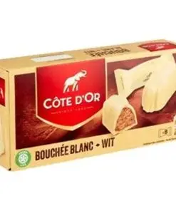 Côte D Or Belgische Schokolade | Côte D'Or Bouchée Pralinen Weiße Schokolade Praliné 8 Pralinen | Côte D'Or Schokoladen | Belgische Schokoladen hergestellt in Belgien Côte D'Or | 6 Unzen insgesamt