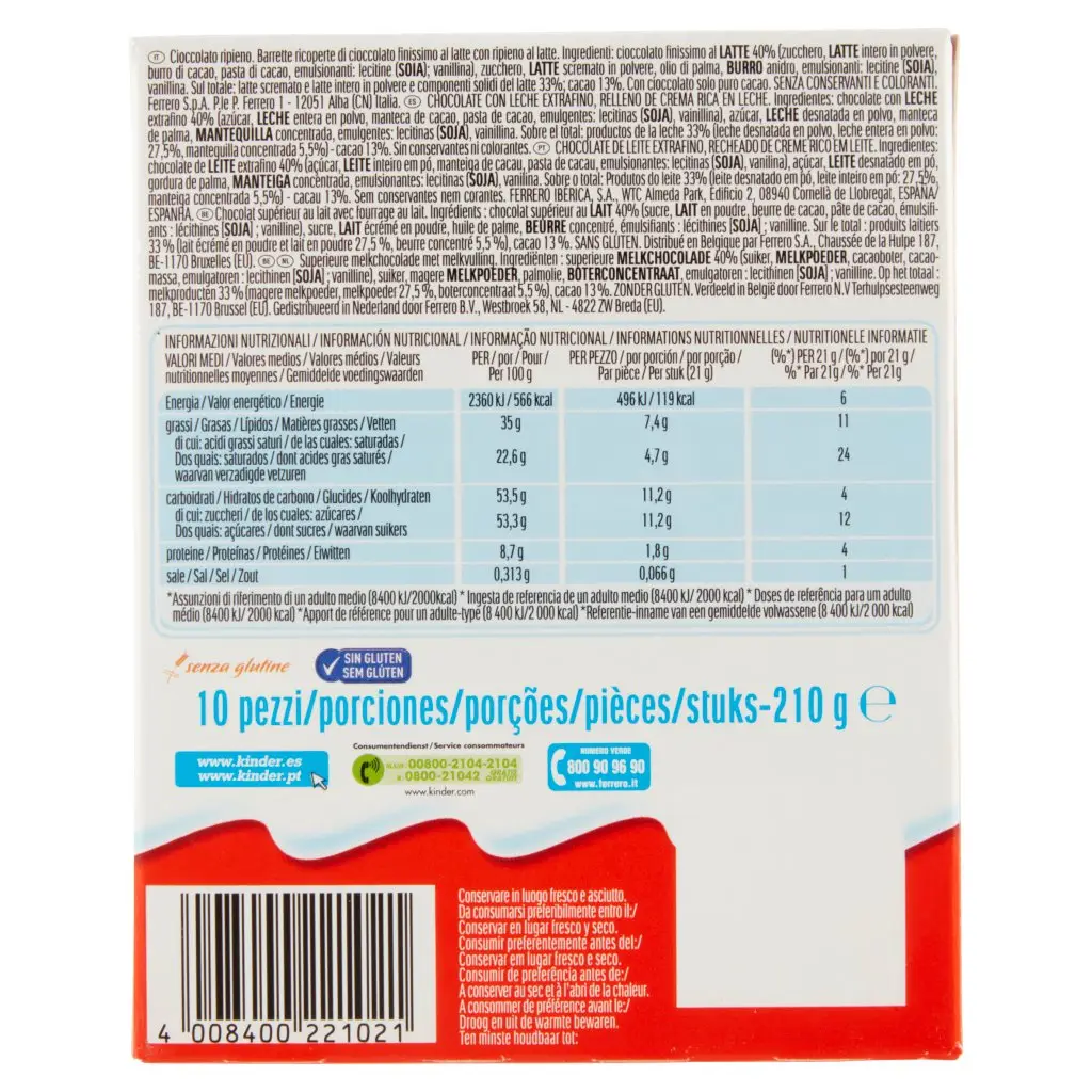 Kinder Chocolate | Kinder Maxi | Kinder | Chocolate Kinder | 7,4 Ounce Total - Image 6