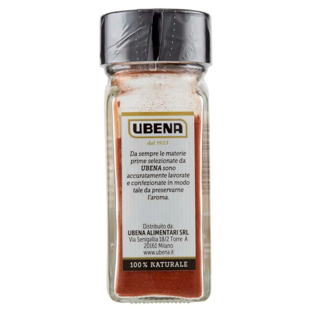 Especiarias Ubena | Paprika Forte Ubena | Especiarias e temperos italianos | Especiarias e temperos italianos da Itália | 1 onça no total - Image 6