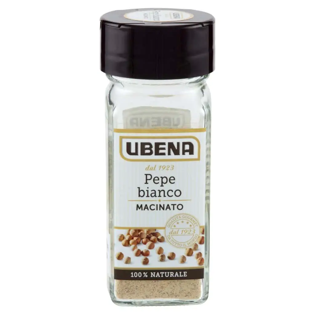 Especiarias Ubena | Pimenta branca moída Ubena | Especiarias e temperos italianos | Especiarias e temperos italianos da Itália | 1,4 onças no total - Image 5