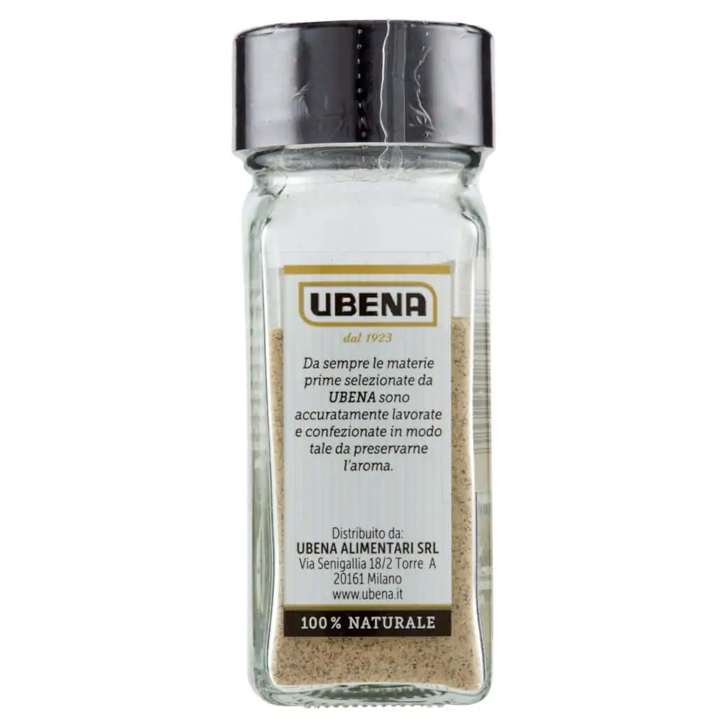 Especiarias Ubena | Pimenta branca moída Ubena | Especiarias e temperos italianos | Especiarias e temperos italianos da Itália | 1,4 onças no total - Image 6