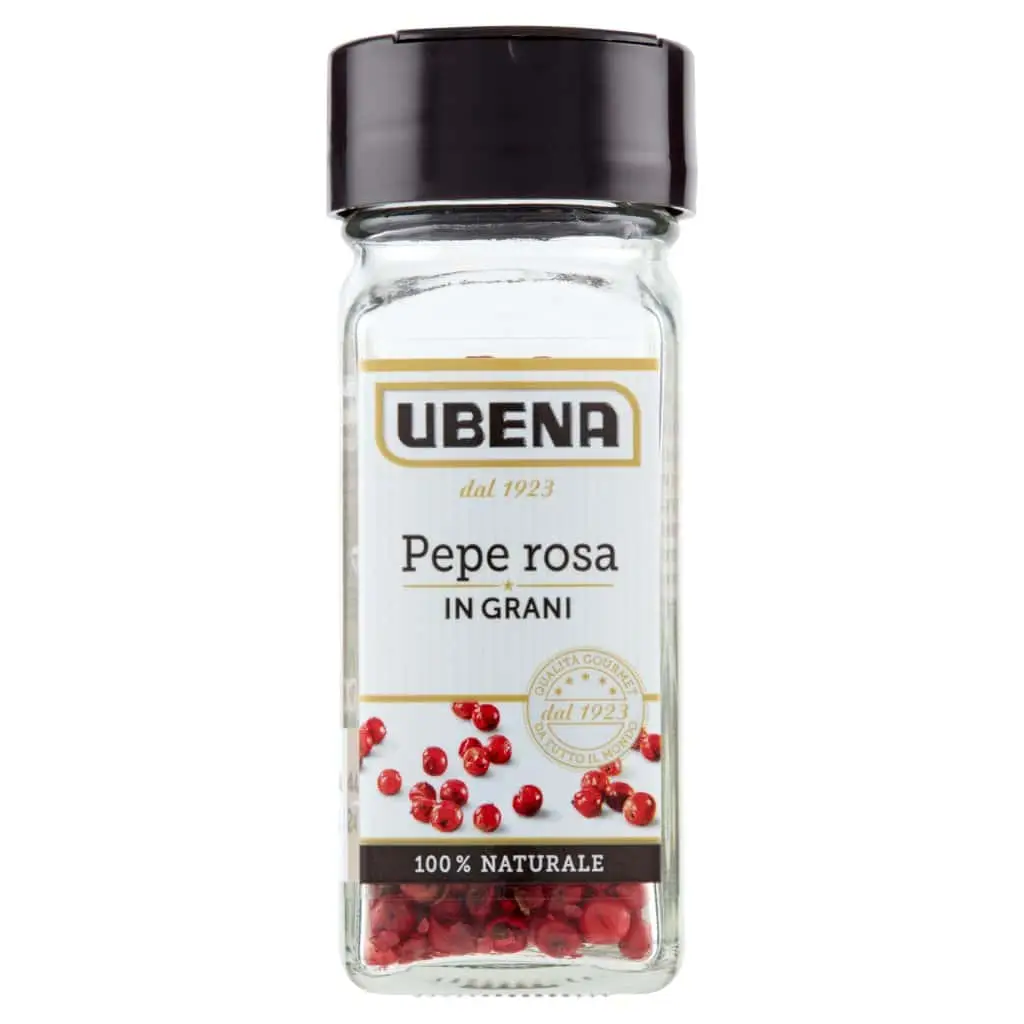 Especiarias Ubena | Pimenta rosa em grãos Ubena | Especiarias e temperos italianos | Especiarias e temperos italianos da Itália | 0,7 onças no total - Image 4