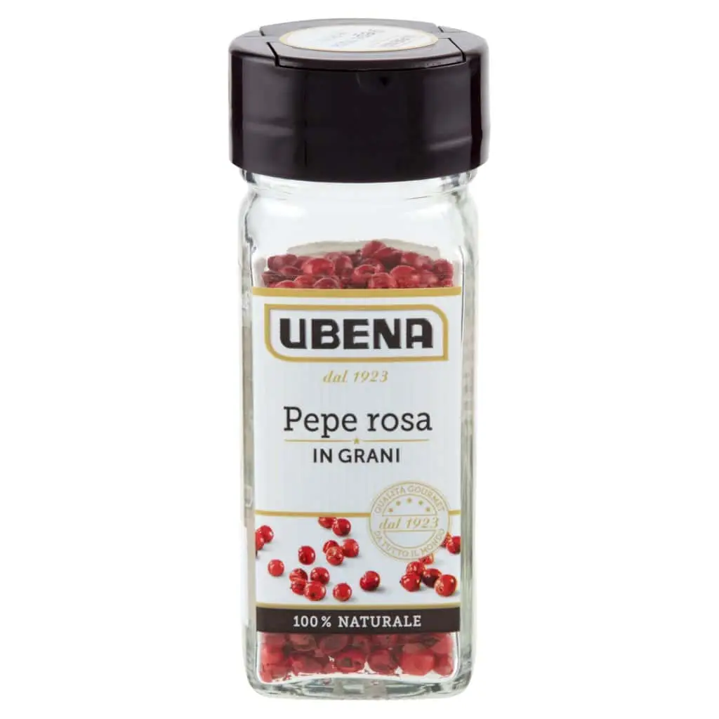 Especiarias Ubena | Pimenta rosa em grãos Ubena | Especiarias e temperos italianos | Especiarias e temperos italianos da Itália | 0,7 onças no total - Image 5