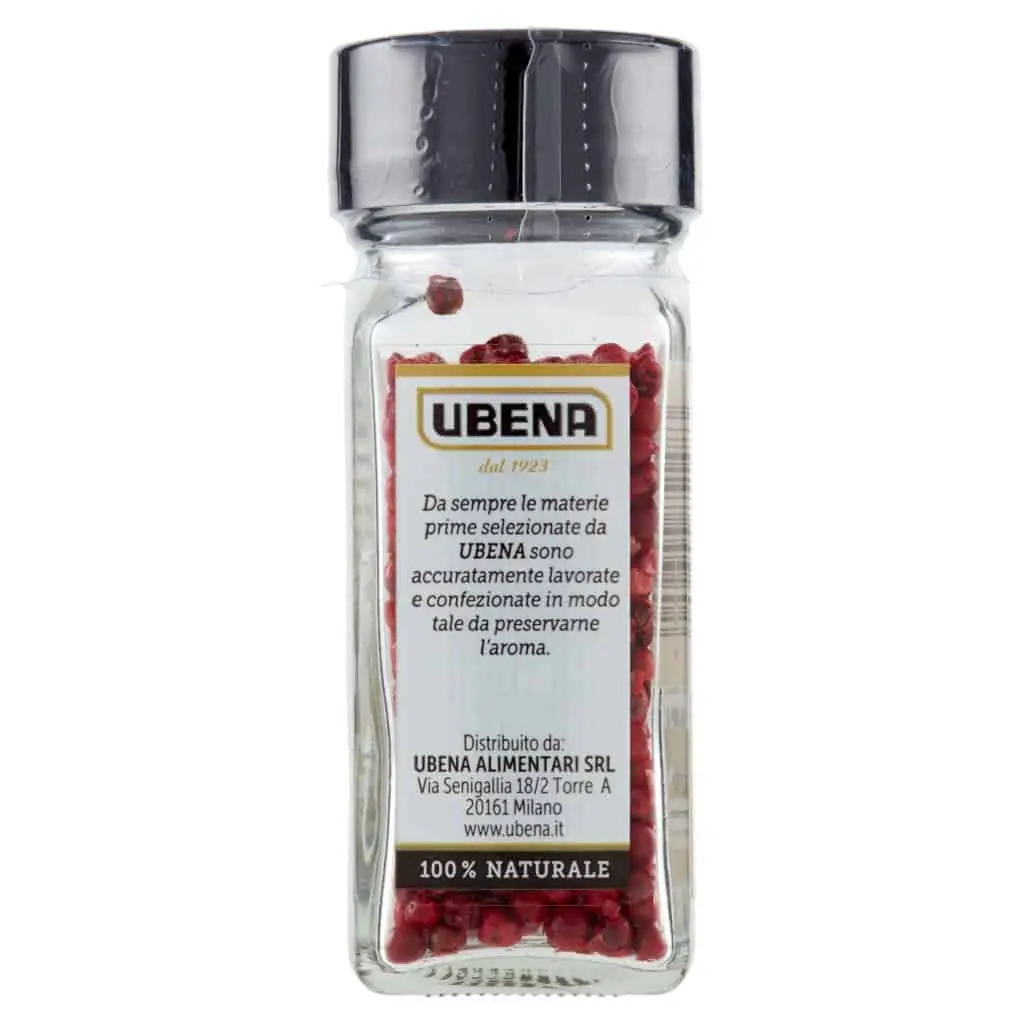 Especiarias Ubena | Pimenta rosa em grãos Ubena | Especiarias e temperos italianos | Especiarias e temperos italianos da Itália | 0,7 onças no total - Image 6