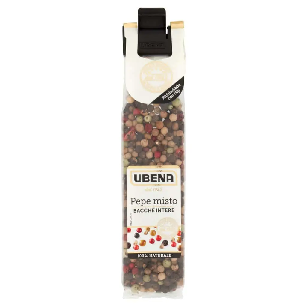 Especiarias Ubena | Pimenta mista em grãos Ubena | Especiarias e temperos italianos | Especiarias e temperos italianos da Itália | 0,9 onças no total - Image 5