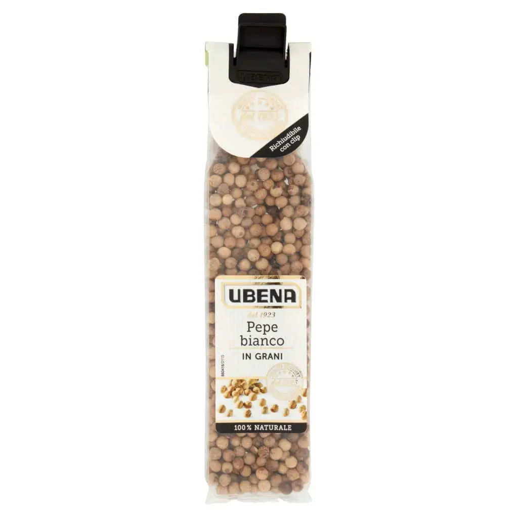Especiarias Ubena | Pimenta branca em grãos Ubena | Especiarias e temperos italianos | Especiarias e temperos italianos da Itália | 1,1 onça no total - Image 4