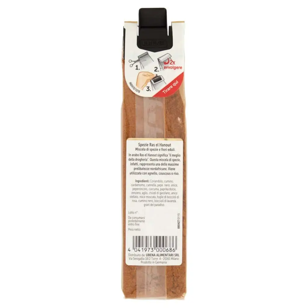 Especiarias Ubena | Especiarias Ras El Hanout Ubena | Especiarias e temperos italianos | Especiarias e temperos italianos da Itália | 0,8 onças no total - Image 5