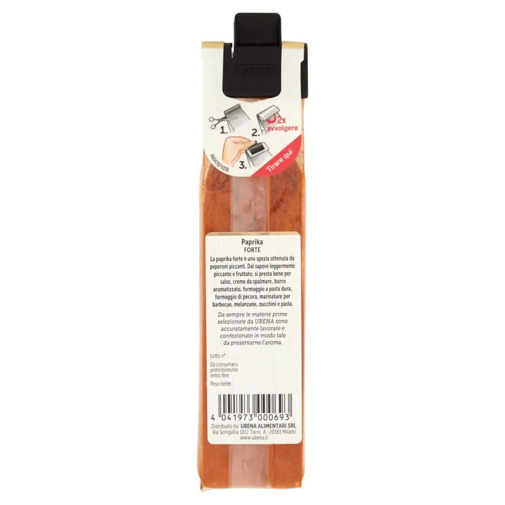 Especiarias Ubena | Paprika Forte Ubena | Especiarias e temperos italianos | Especiarias e temperos italianos da Itália | 0,8 onças no total - Image 6