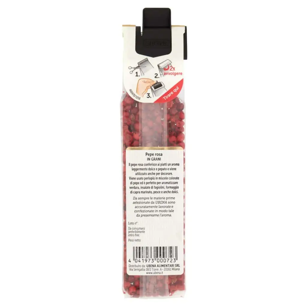 Especiarias Ubena | Pimenta rosa em grãos Ubena | Especiarias e temperos italianos | Especiarias e temperos italianos da Itália | 0,4 onças no total - Image 6