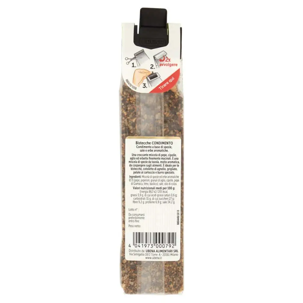 Especiarias Ubena | Tempero para bifes Ubena | Especiarias e temperos italianos | Especiarias e temperos italianos da Itália | 1,3 onças no total - Image 6