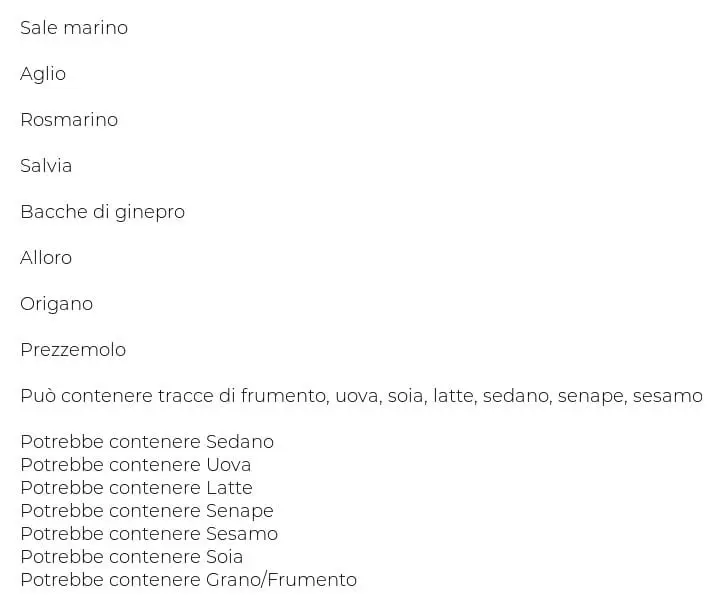 Especiarias Ubena | Sabor a Peixe Ubena | Especiarias e temperos italianos | Especiarias e temperos italianos da Itália | 6,3 onças no total - Image 10