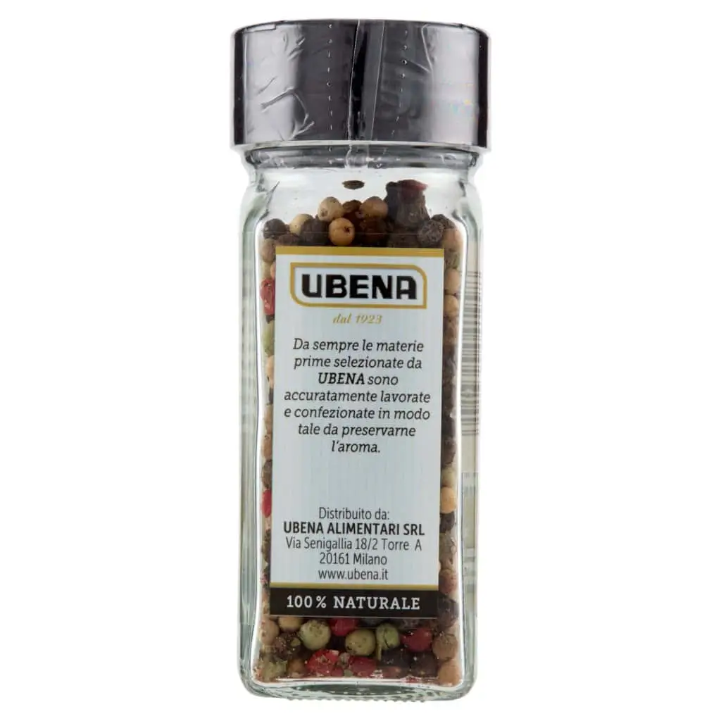 Especiarias Ubena | Pimenta mista em bagas Ubena | Especiarias e temperos italianos | Especiarias e temperos italianos da Itália | 1,4 onças no total - Image 6