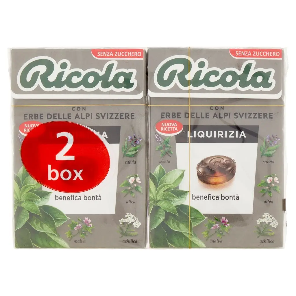 Ricola Sweets | Licorice Ricalas Without Sugar 2 Boxes | Ricola Candy | Ricola Drops | 3,5 Ounce Total - Image 4