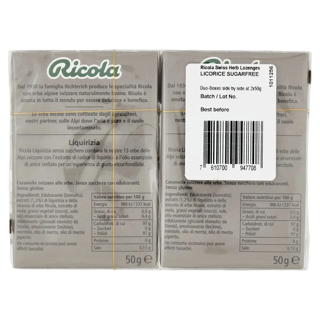 Ricola Sweets | Licorice Ricalas Without Sugar 2 Boxes | Ricola Candy | Ricola Drops | 3,5 Ounce Total - Image 6
