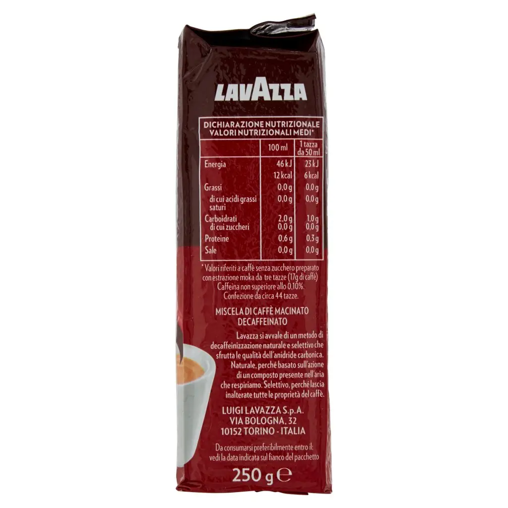 Lavazza Coffee | Caffe 'Decaf Intense Macinato Lavazza | Lavazza Espresso | Coffee Lavazza | 8,8 Ounce Total - Image 8