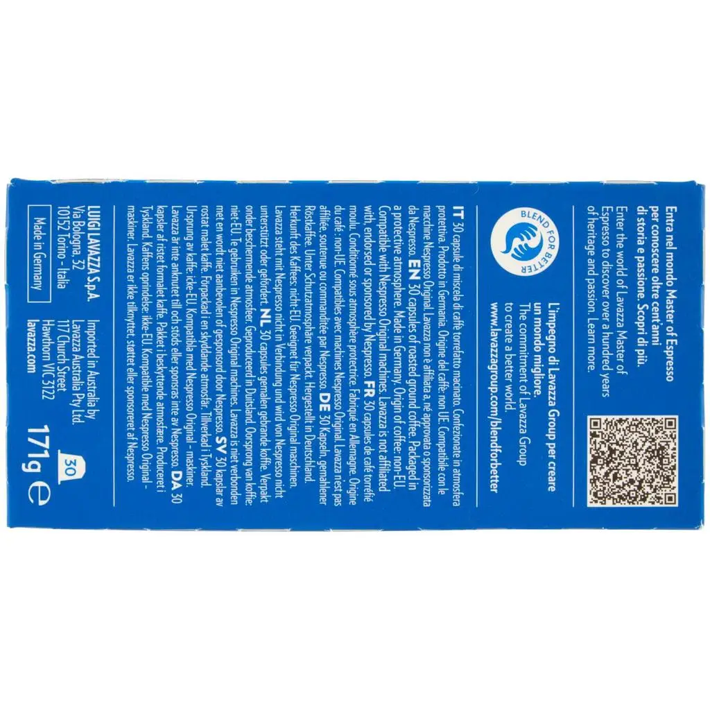 Lavazza-Kaffee | Kaffeepads „Cream & Taste” kompatibel mit Nespr 30 Stück | Lavazza-Espresso | Lavazza-Kaffee | Insgesamt 5,8 Unzen – Bild 9