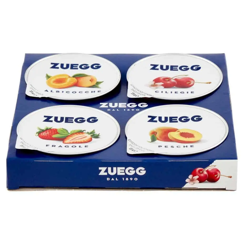Zuegg Jam | Apricocot/Cherry/Strawberry/Peaches Jam | Zuegg Marmelade | Zuegg Italia | 3,5 Ounce Total - Image 5