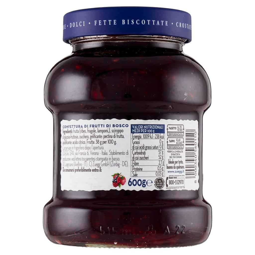 Zuegg Marmelade | Bosco Fruchtmarmelade von Zuegg Pastry | Zuegg Marmelade | Zuegg Italia | Insgesamt 21,1 Unzen – Bild 6