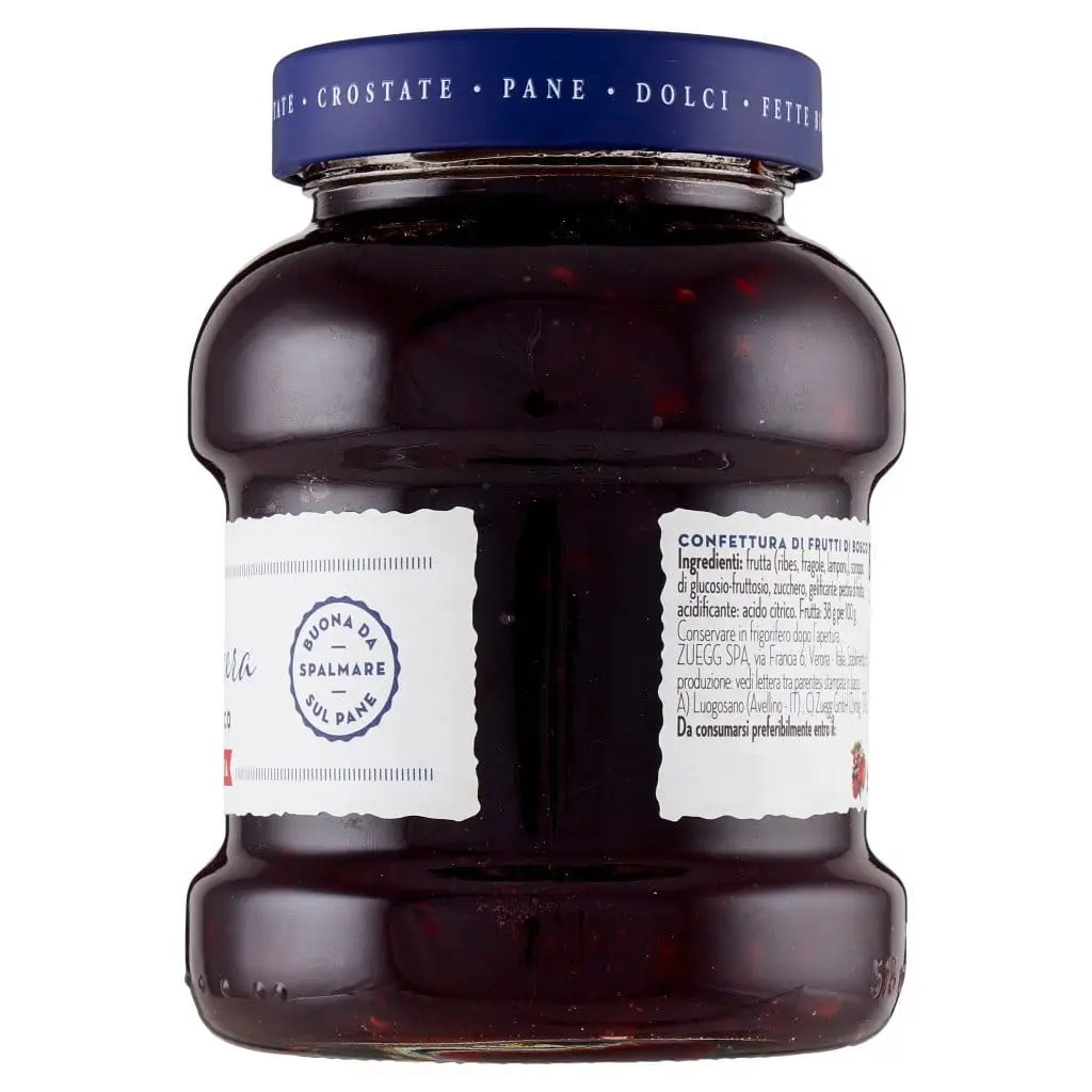 Zuegg Marmelade | Bosco Fruchtmarmelade von Zuegg Pastry | Zuegg Marmelade | Zuegg Italia | Insgesamt 21,1 Unzen – Bild 8