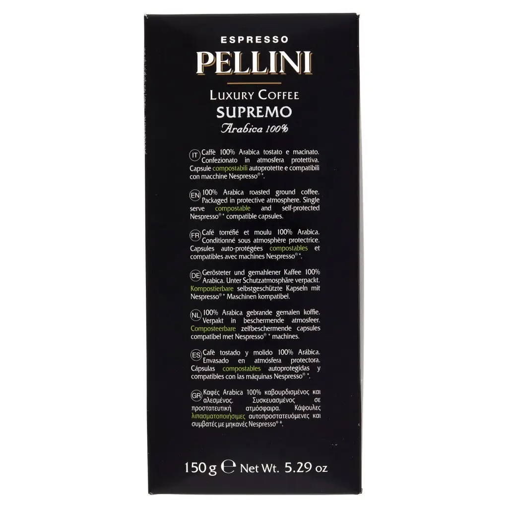 Pellini Coffee | Supreme Pellini Coffee Pods Compatible Nespr | Pellini Espresso | Pellini Caffe | 5,2 Ounce Total - Image 7
