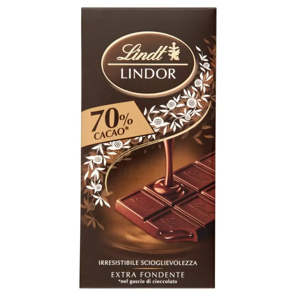Lindt Chocolate | 70% Dark Lindor Chocolate Tablet | Swiss Chocolate Lindt | Chocolate Lindt | 3,5 Ounce Total - Image 4