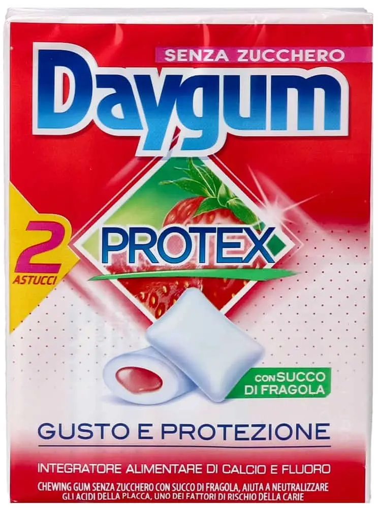 Daygum Kaugummi | Kaugummi Daygum Protex Gel Erdbeere aus 2 | Daygum Gum | Italienischer Kaugummi | 2,1 Unzen insgesamt – Bild 4