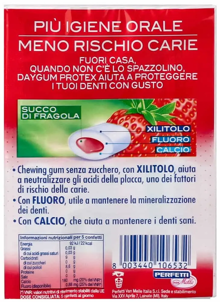 Daygum Kaugummi | Kaugummi Daygum Protex Gel Erdbeere aus 2 | Daygum Gum | Italienischer Kaugummi | 2,1 Unzen insgesamt – Bild 8