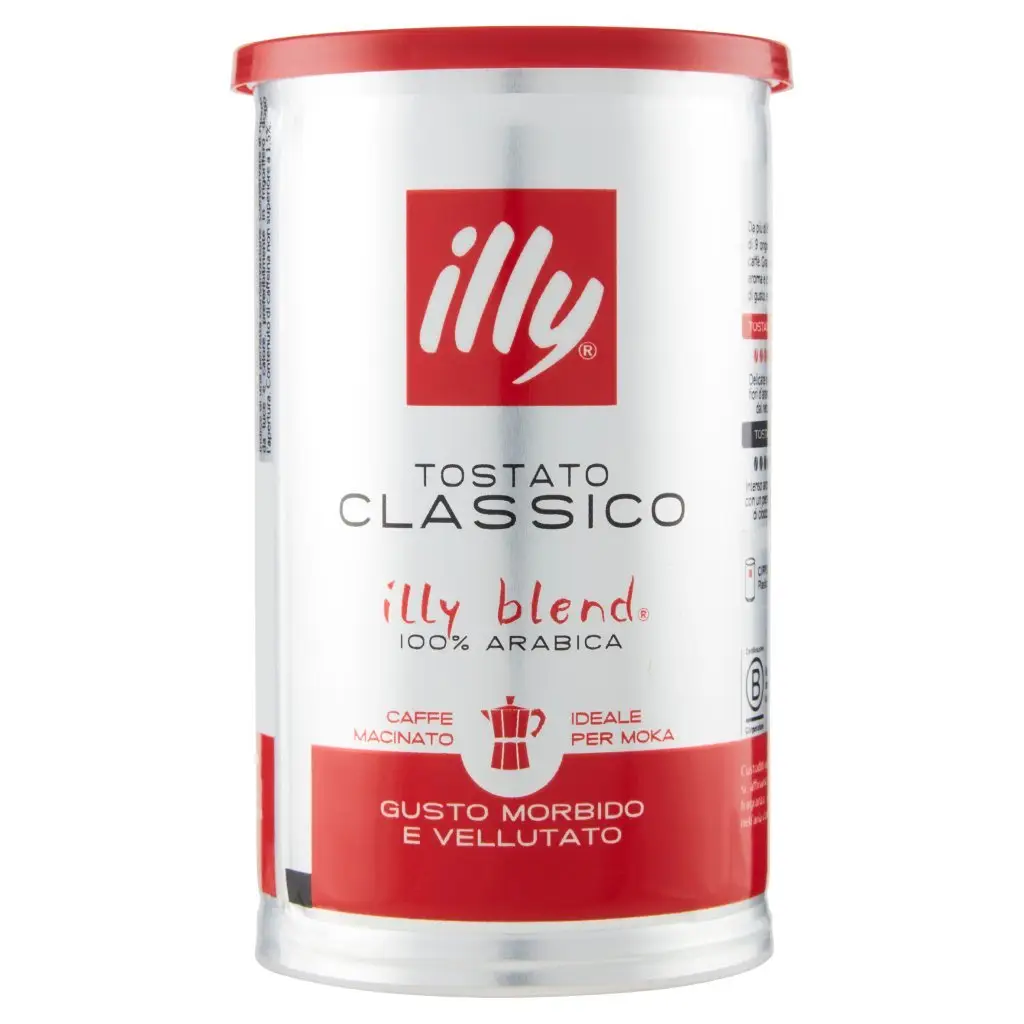 Illy Coffee | 100% Arabian Coffee Classic Toasted Ground For Mocca Illy | Illy Espresso | Illy Italian Coffee | 6,5 Ounce Total - Image 4