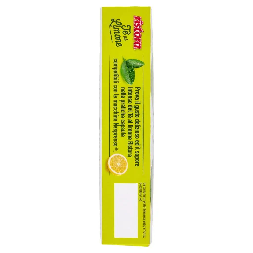 Ristora Tea | Refreshment Lemon In Nespr Compatible Pods 10 Pcs | Italian Tea | Ristora Italy | 2,8 Ounce Total - Image 7
