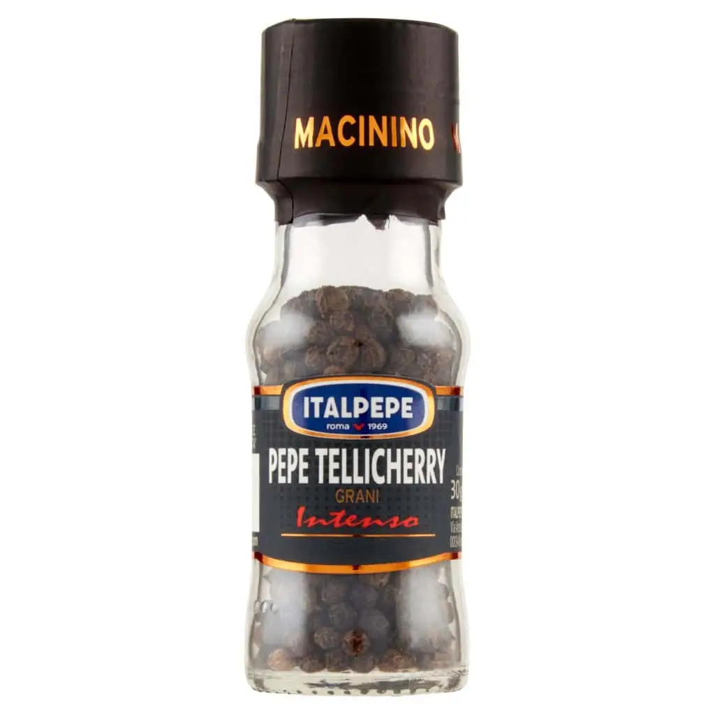 Especiarias Italpepe | Grãos de pimenta Tellicherry Italpepe | Especiarias e temperos italianos | Especiarias e temperos italianos da Itália | 1 onça no total - Image 4