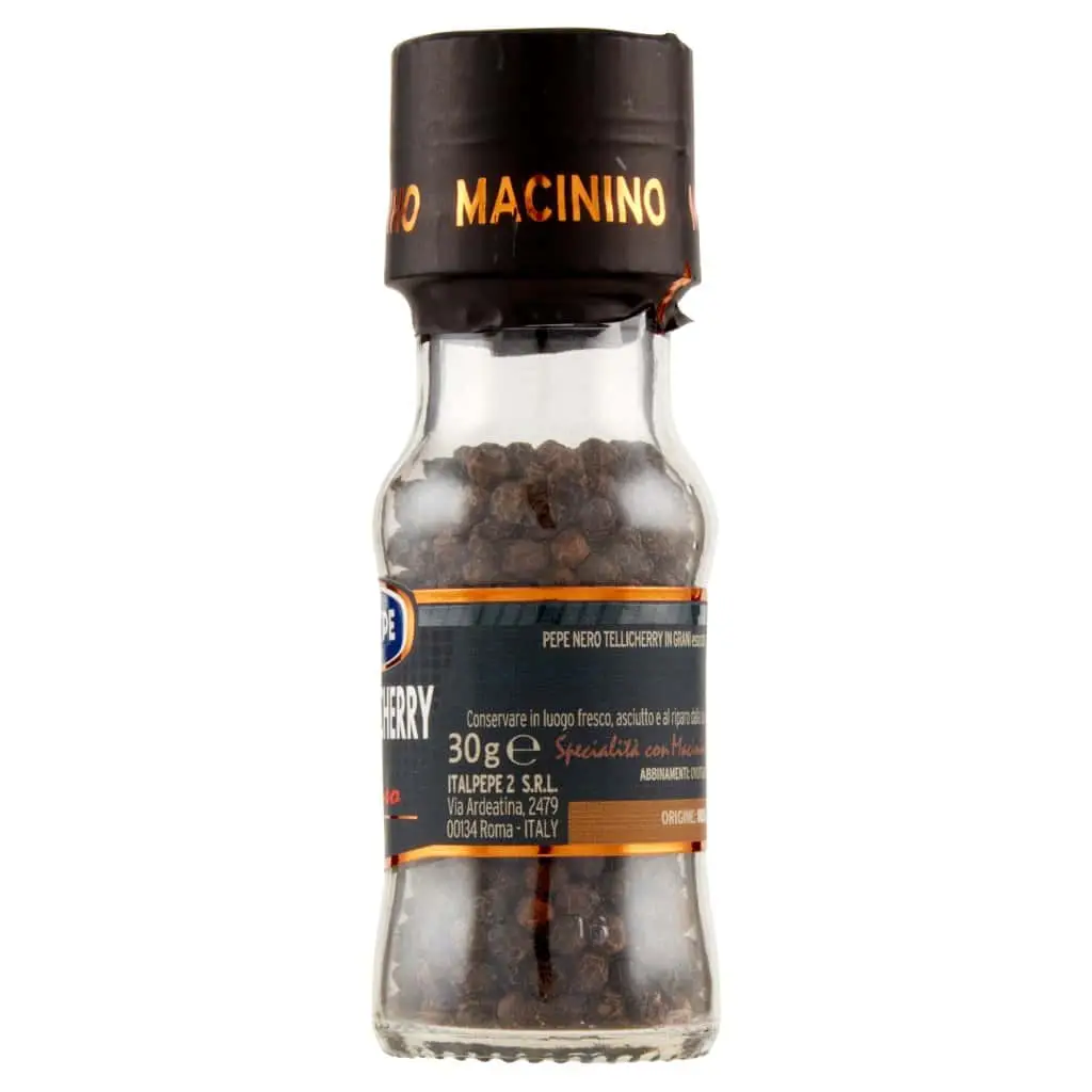 Especiarias Italpepe | Grãos de pimenta Tellicherry Italpepe | Especiarias e temperos italianos | Especiarias e temperos italianos da Itália | 1 onça no total - Image 8