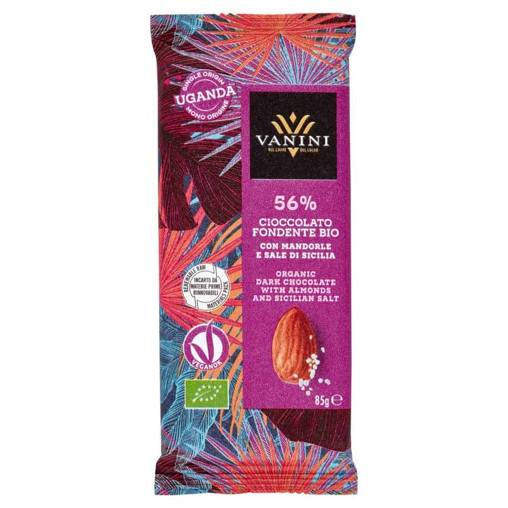 Chocolate Vanini | Tabuleiro de Chocolate Bio Vanini 56% | Chocolate Italiano Vanini | Vanini Itália | 2,9 onças no total - Image 4