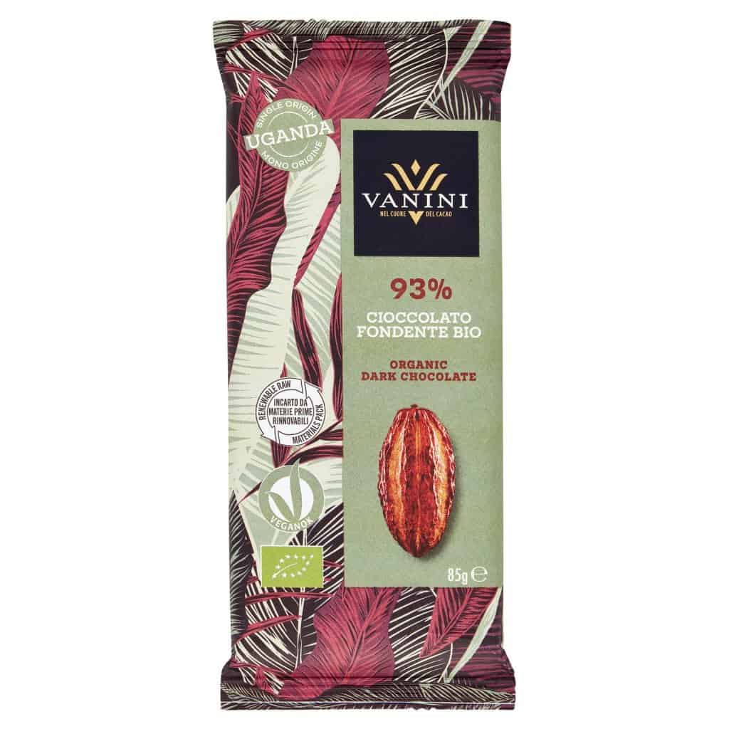 Chocolate Vanini | Tabuleiro de Chocolate Bio Bio Vanini 93% | Chocolate Italiano Vanini | Vanini Itália | 2,9 onças no total - Image 4