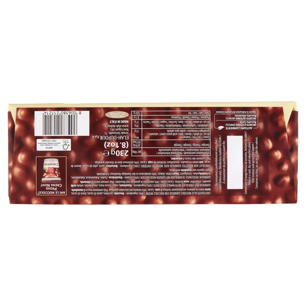 Novi Chocolate | Novi Hazel | Novi Italian Chocolate | Novi Cioccolata | 8,1 Ounce Total - Image 5