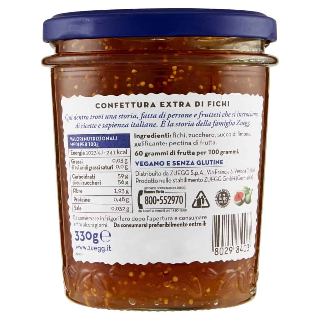 Geléia Zuegg | Geléia Zuegg de figos | Marmelada Zuegg | Zuegg Italia | 11,2 onças no total - Image 6